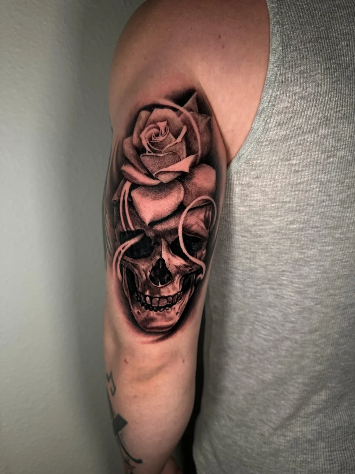 Fine line script tattoo on the ribs
